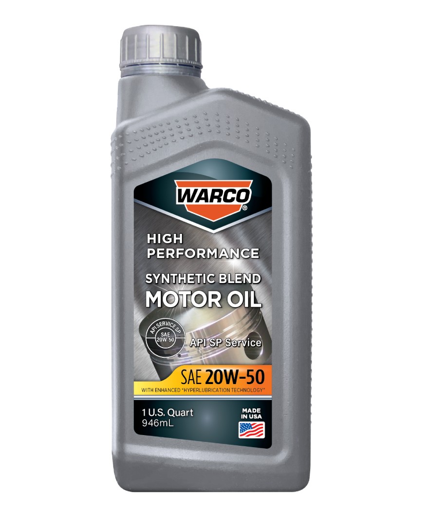 WARCO Synthetic Blend SAE 20W-50 SP Motor Oil